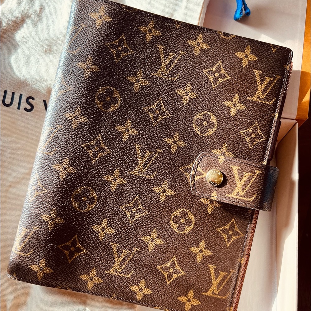 Louis Vuitton Monogram Large Ring Agenda Cover